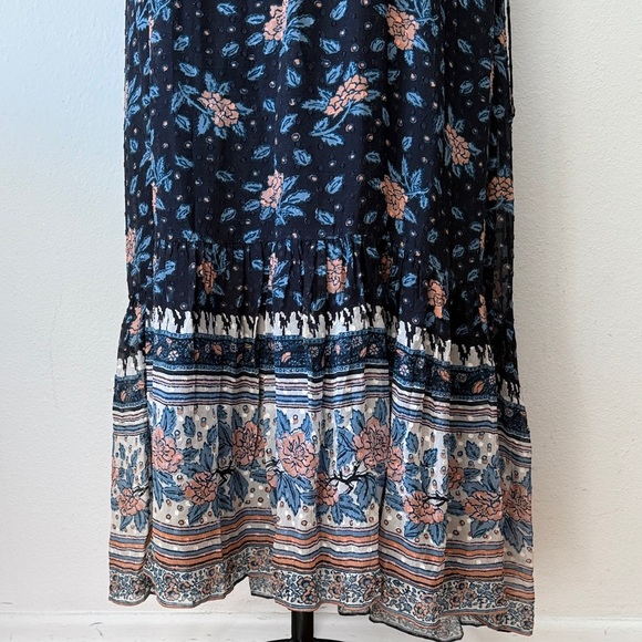 Ulla Johnson sz 0 draped Floral Print Midi Dress great condition - Picture 2 of 12